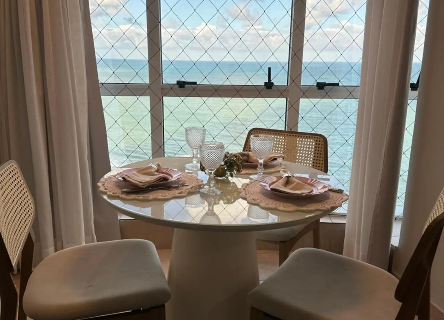 2704 Flat Beira Mar Av Boa Viagem Vista Deslumbrante E Com Cozinha Aparthotel Recife